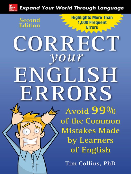 Title details for Correct Your English Errors by Tim Collins - Available